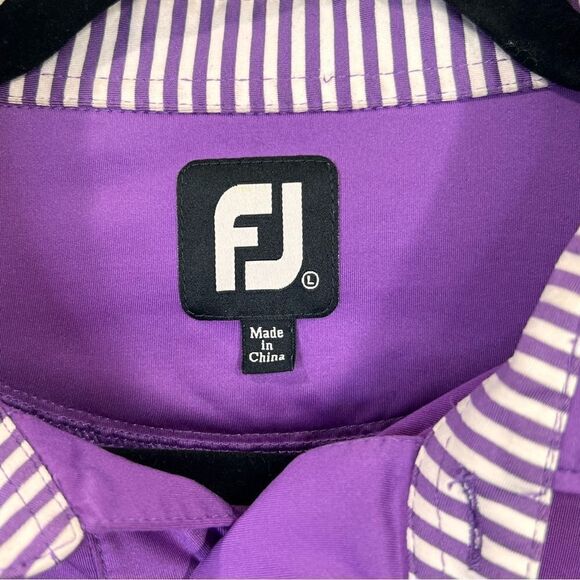 3/$25 FootJoy Purple Performance Golf Polo Large - Picture 3 of 10